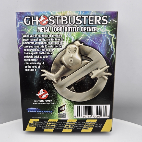 Ghostbusters Metal Logo Bottle Opener - Picture 3 of 8